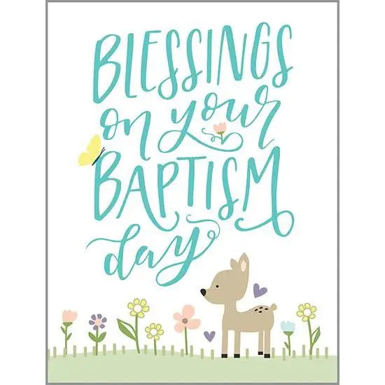 Blessings Baptism Card