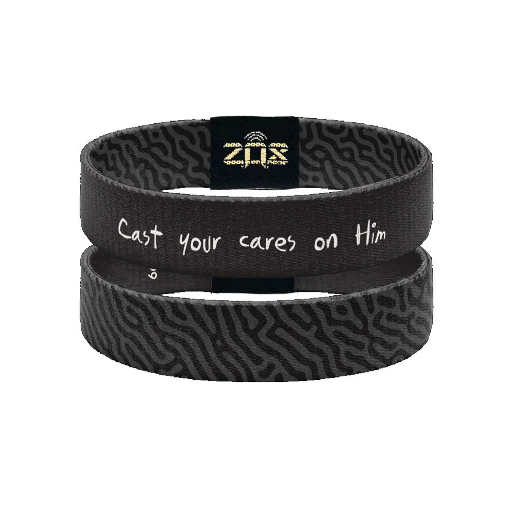 Cast Your Cares Bible Verse Bracelet