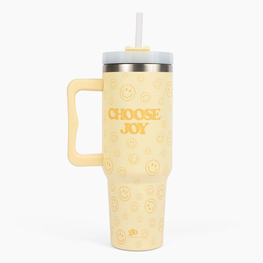 Yellow Choose Joy 40oz Tumbler