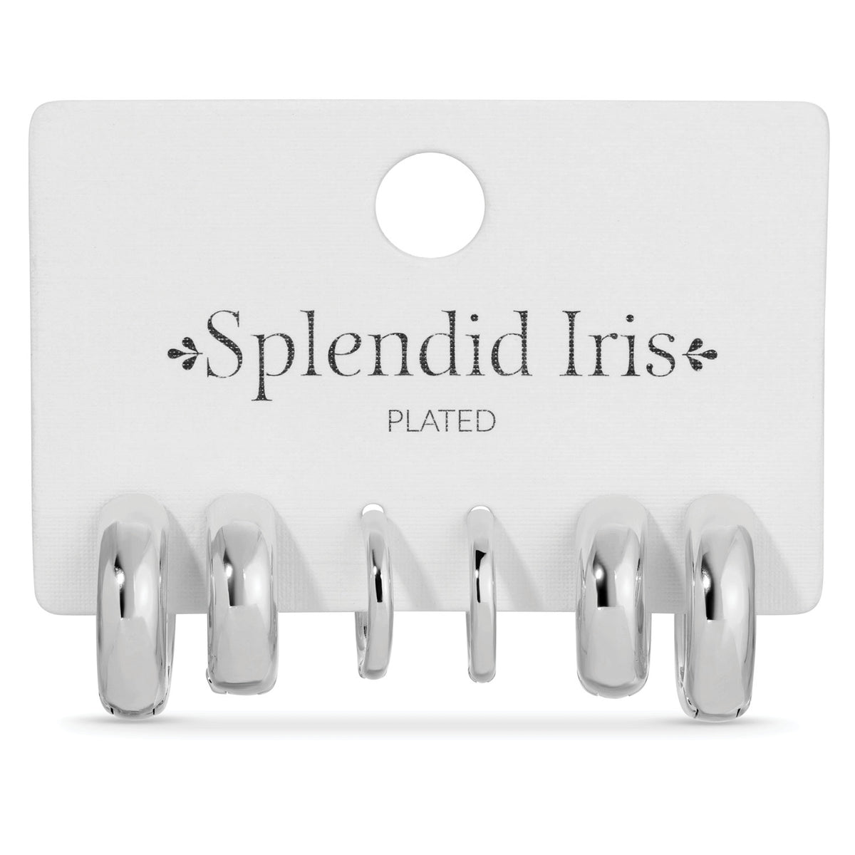 Silver Assorted Huggie Hoops