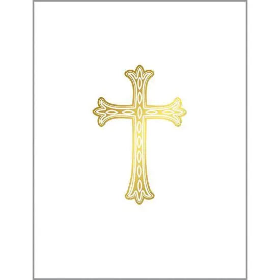 Gold Cross Card