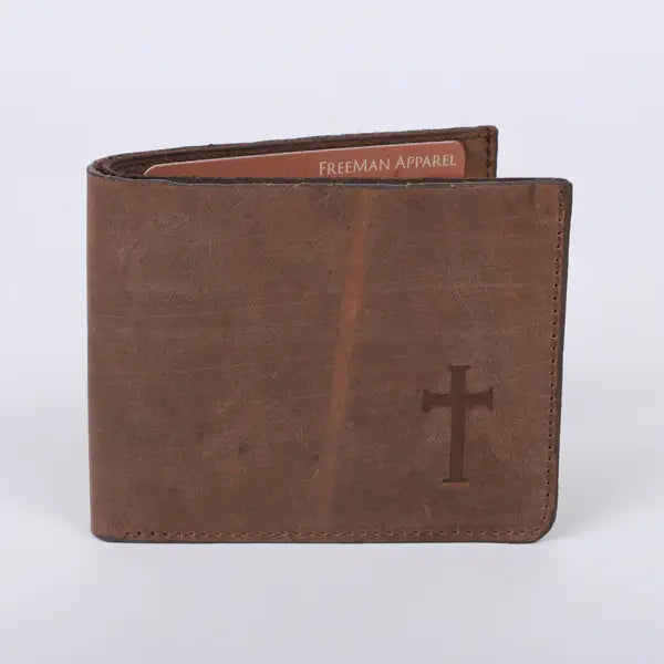 Men's Cross Leather Wallet