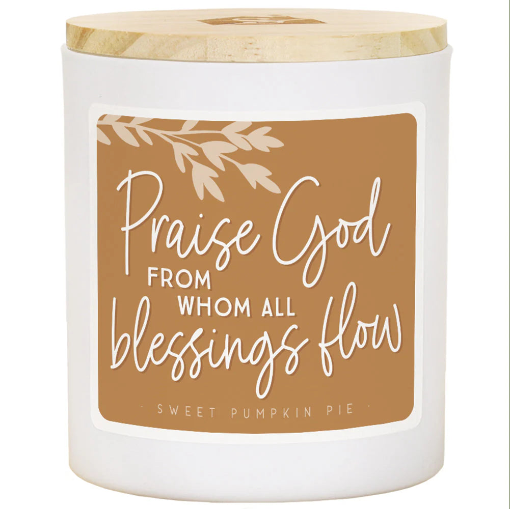 Praise God Blessings Candle