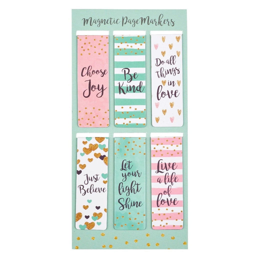 Sparkle Collection Magnetic Bookmarks