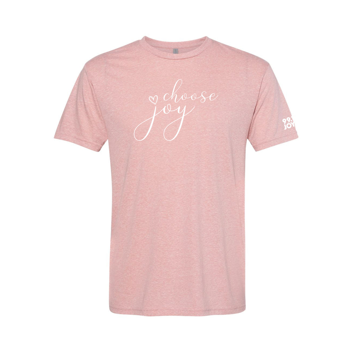 Pink Choose Joy Heart Shirt