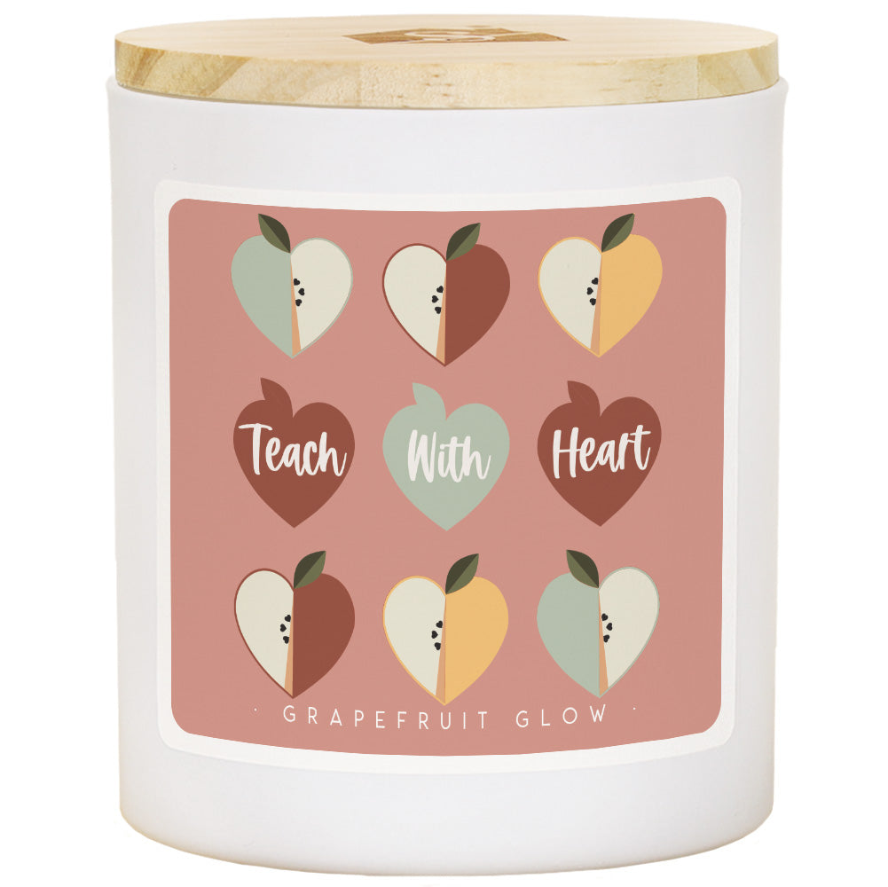 Teach With Heart Candle