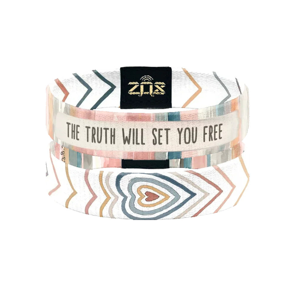 Truth Will Set You Free Bible Verse Bracelet