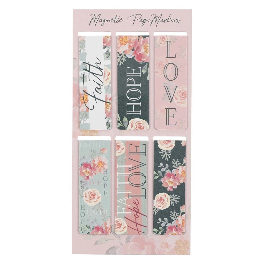 Vintage Floral Magnetic Bookmarks