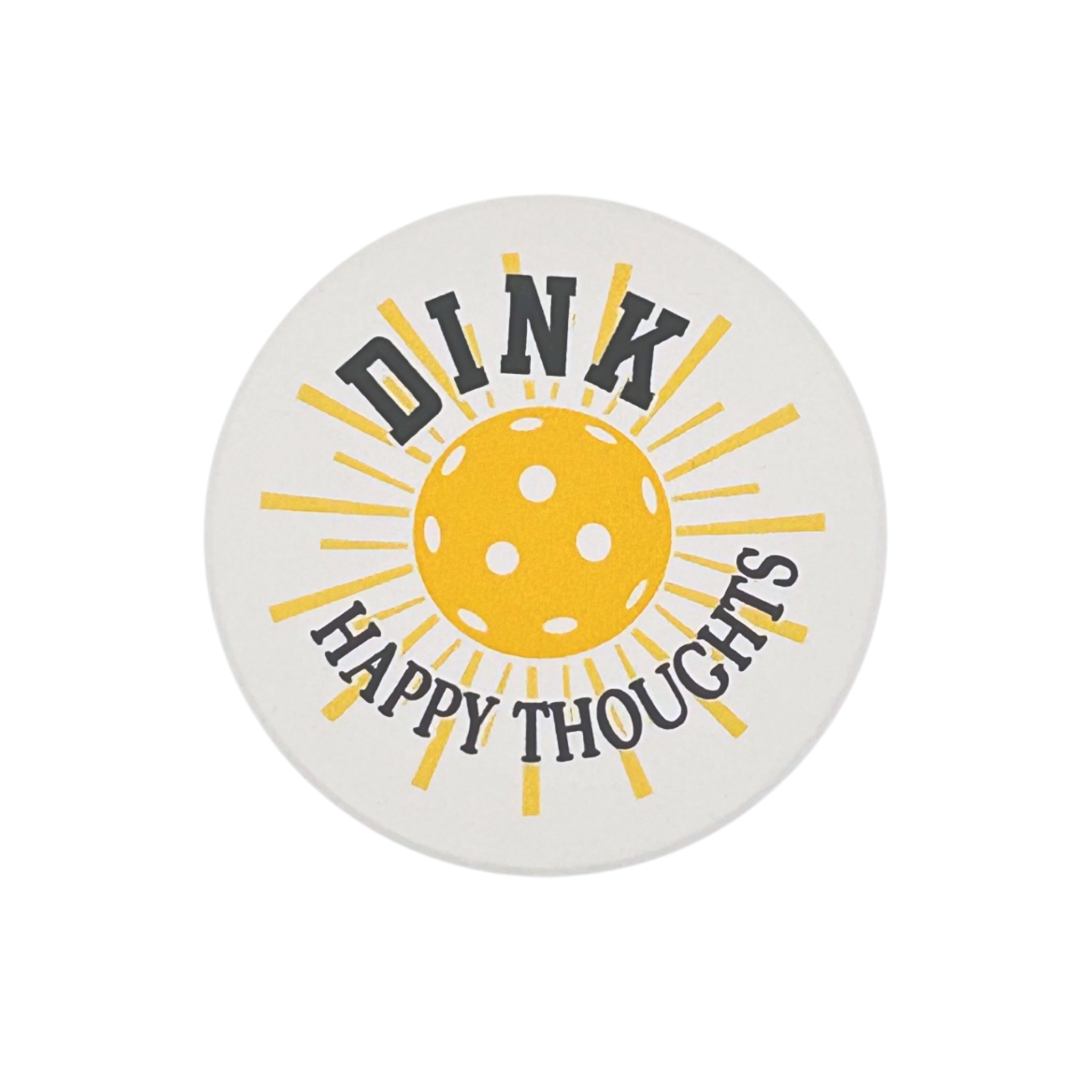 Dink Happy Thoughts Car Coaster
