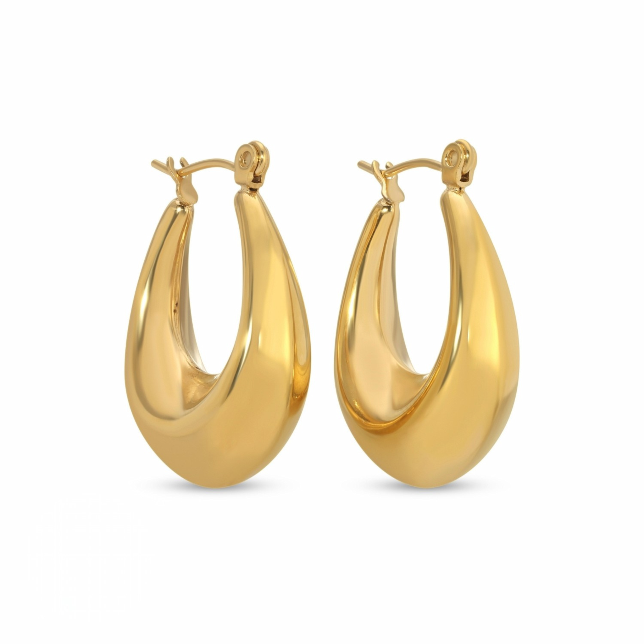 Latchback Hoop Earrings