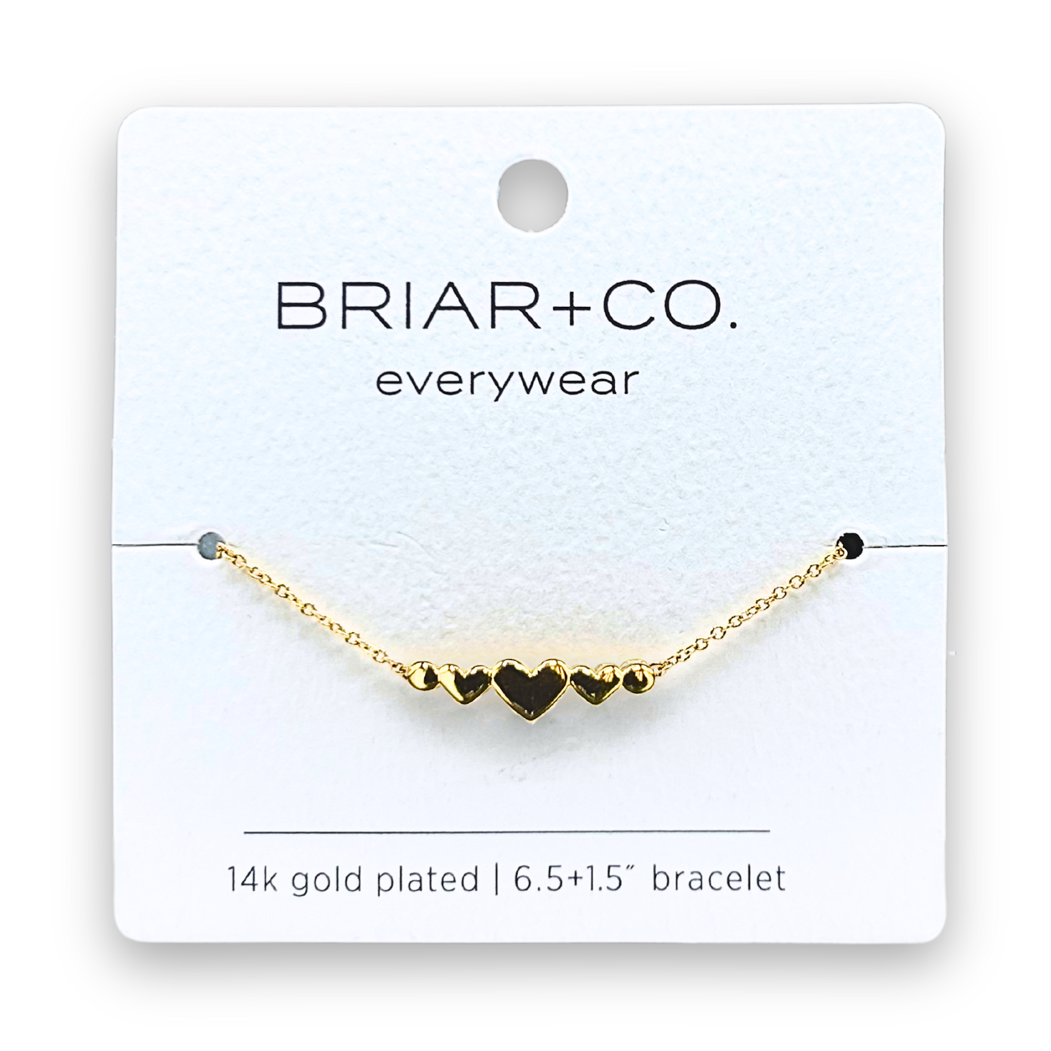 Gold Multi Heart Bracelet