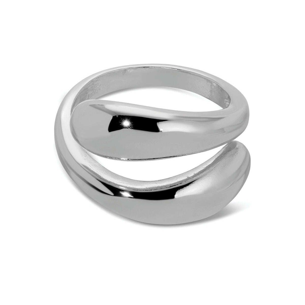 Adjustable Silver Wrap Ring
