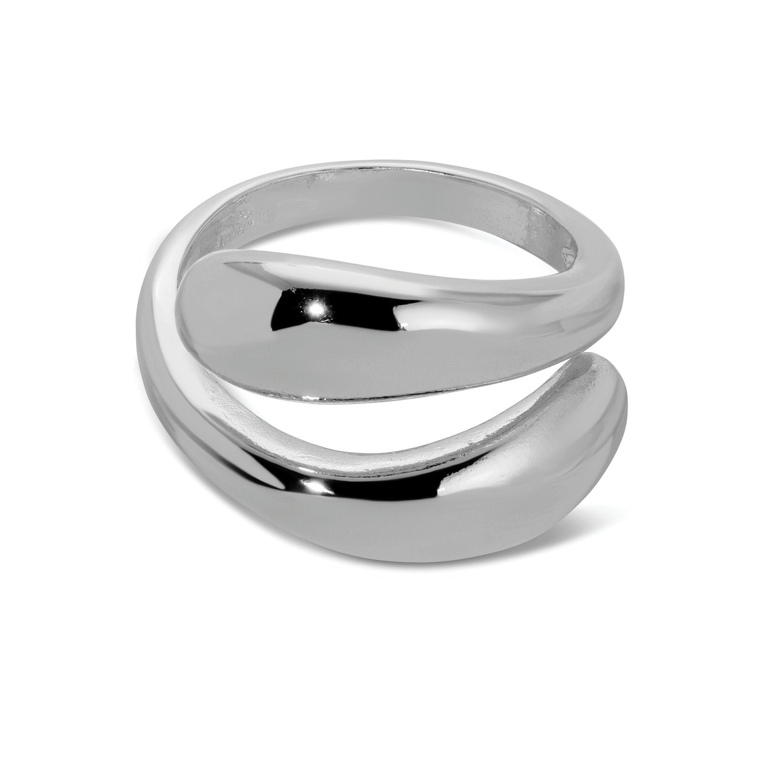 Adjustable Silver Wrap Ring