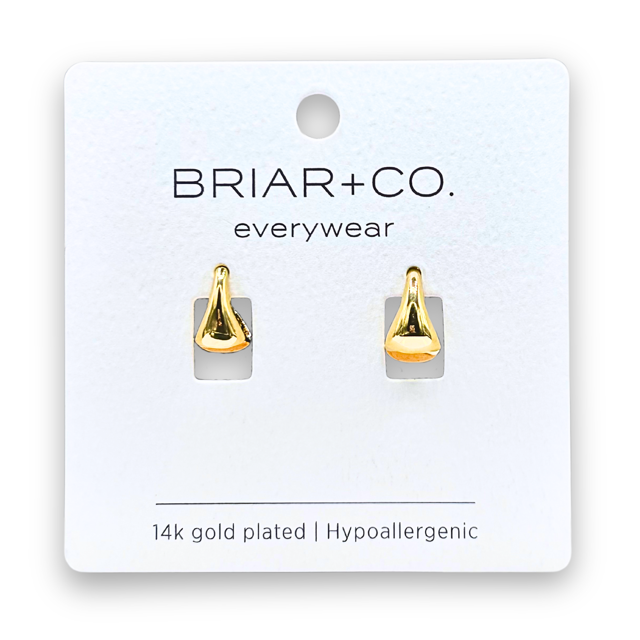 Gold Tear Drop Earrings