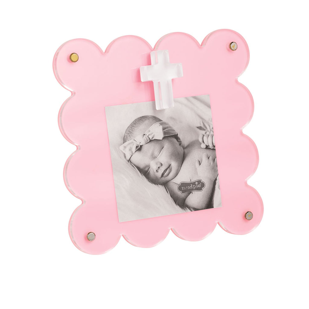 Pink Acrylic Cross Frame – The Joy Store