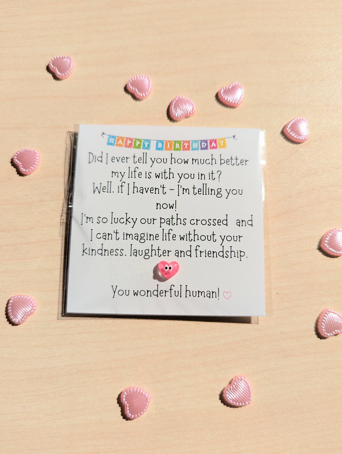 Mini Heartfelt Birthday Card for Friend