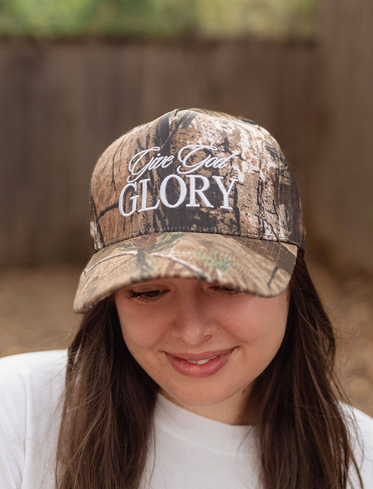Give God Glory Camo Hat