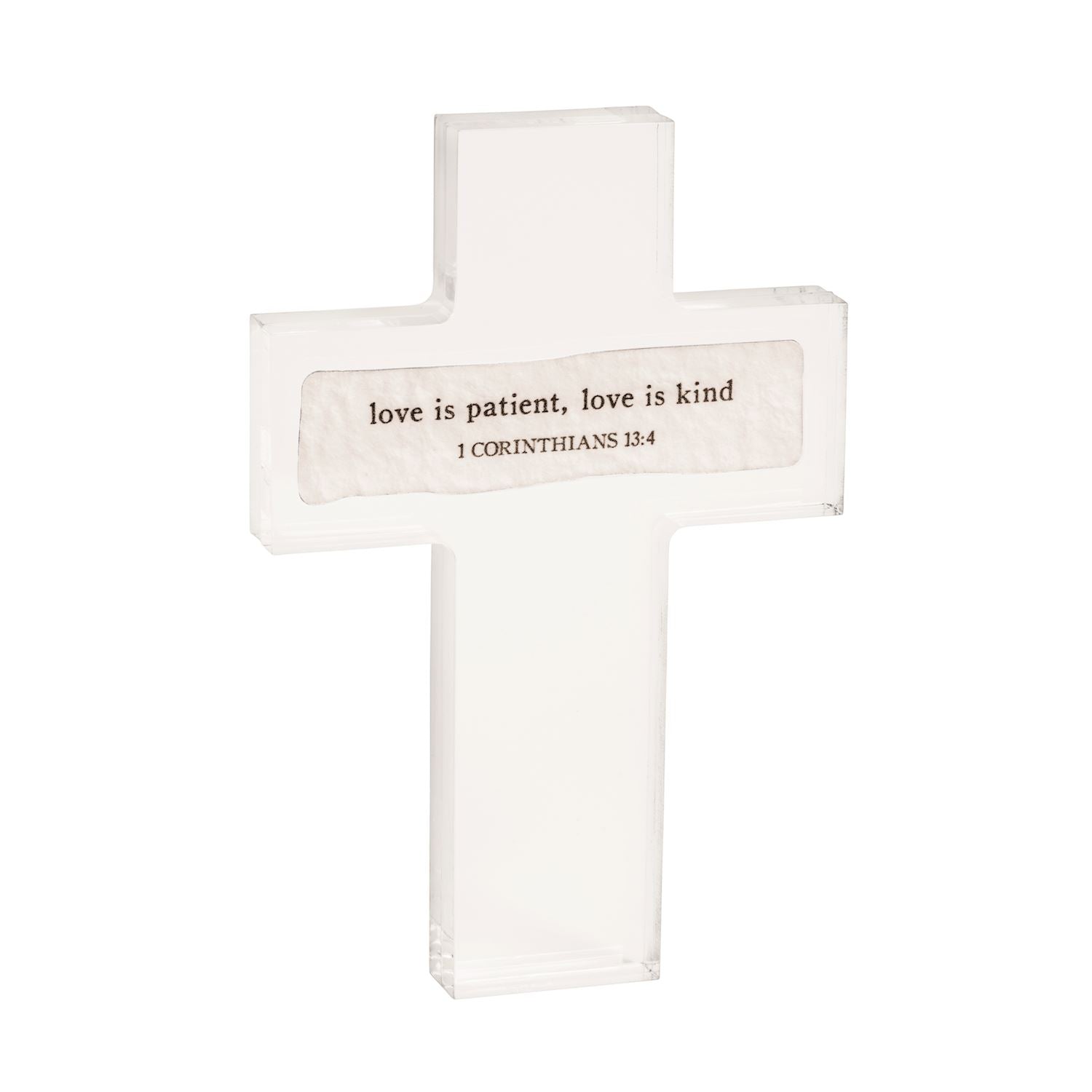 Love Is Sentiment Acrylic Cross