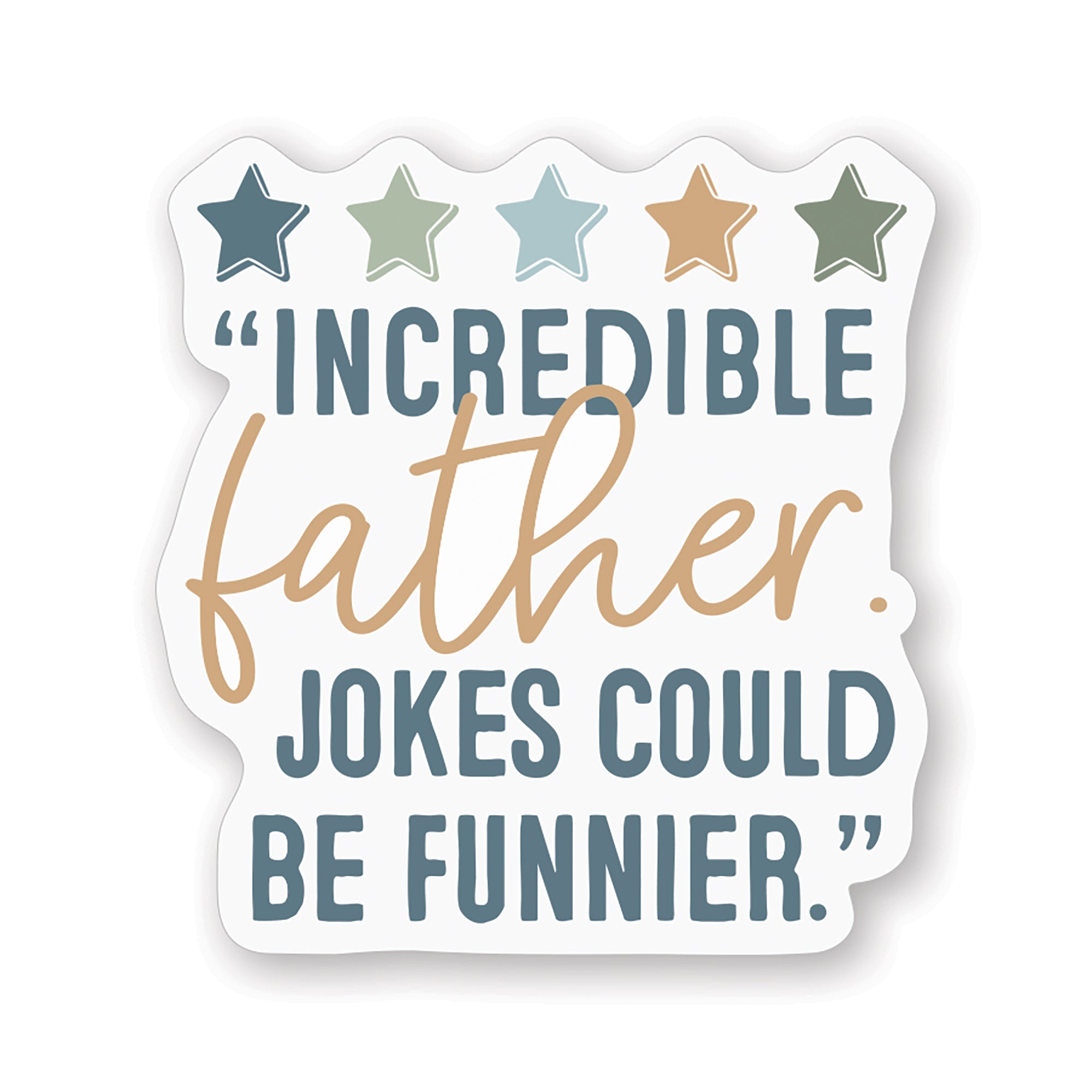 5 Star Father Sticker
