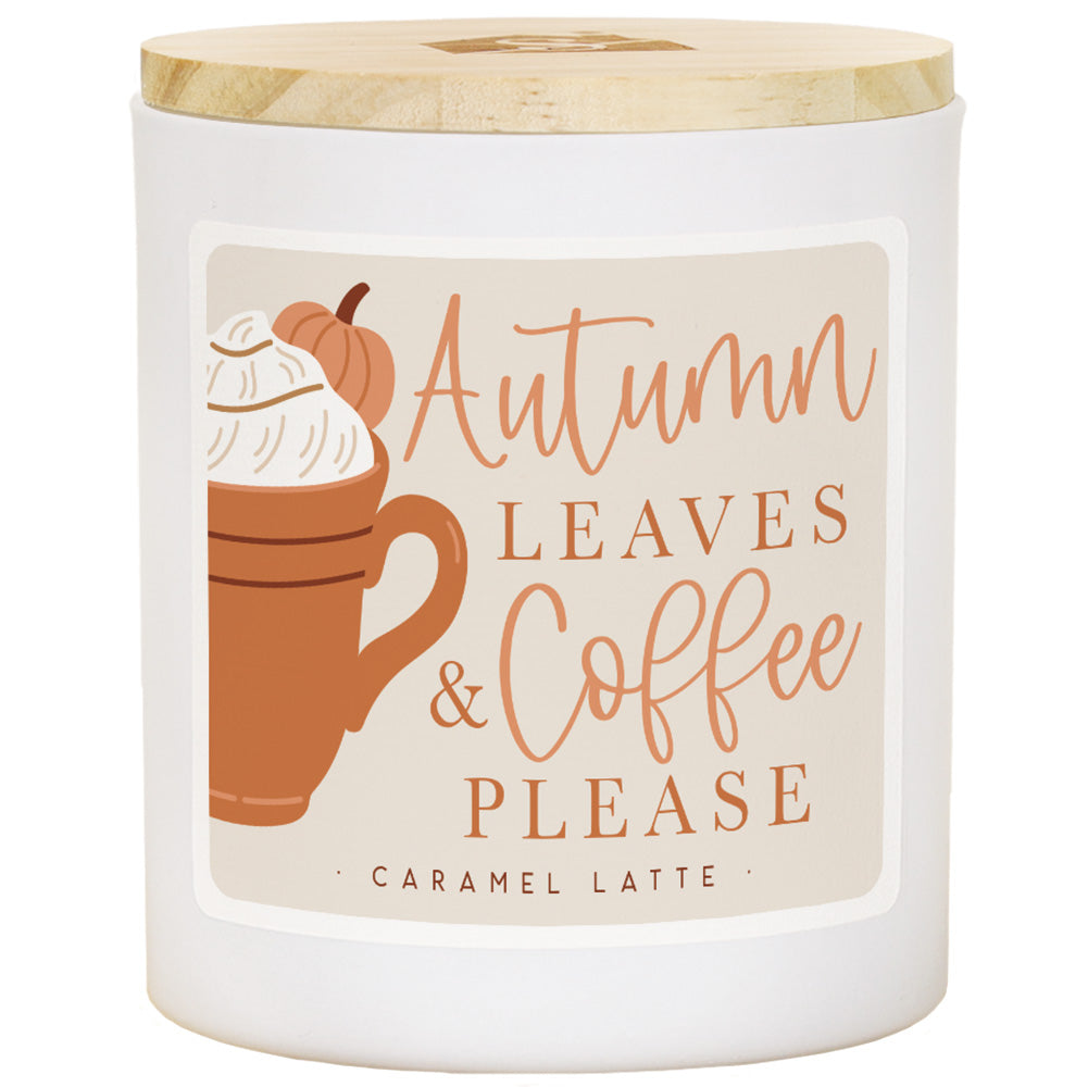 Autumn Leaves & Coffee Please Candle