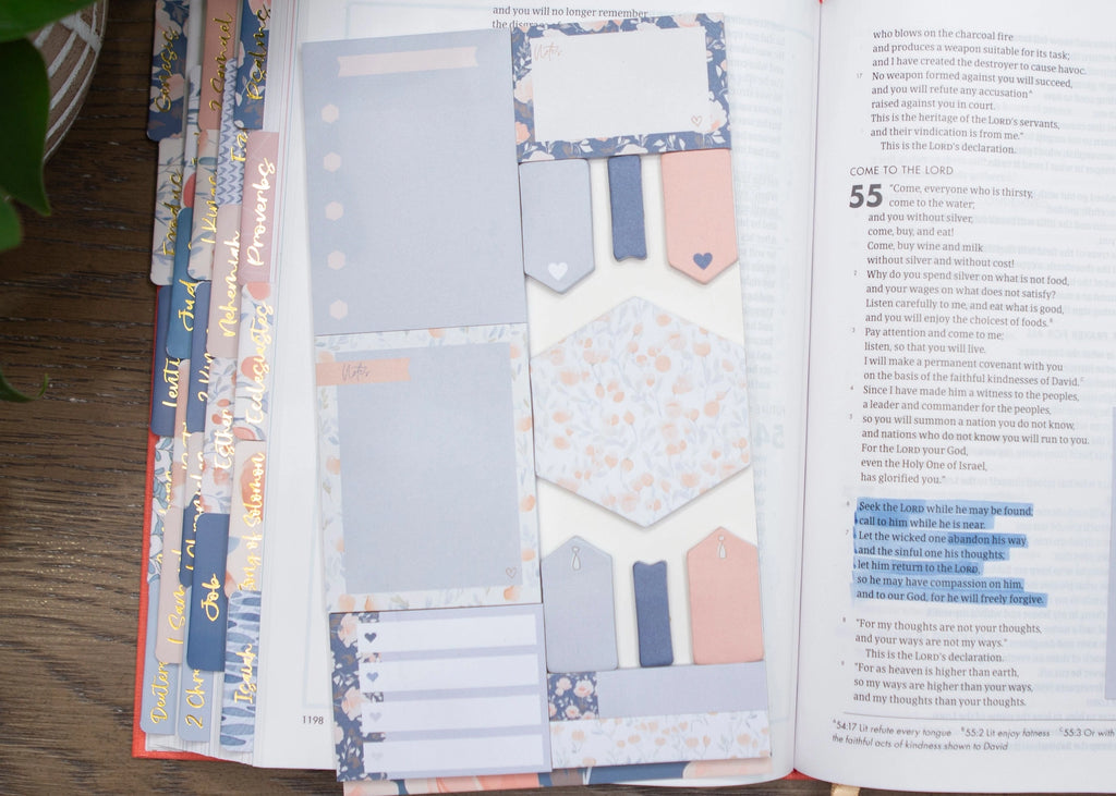Blue Bible Study Sticky Notes – The Joy Store