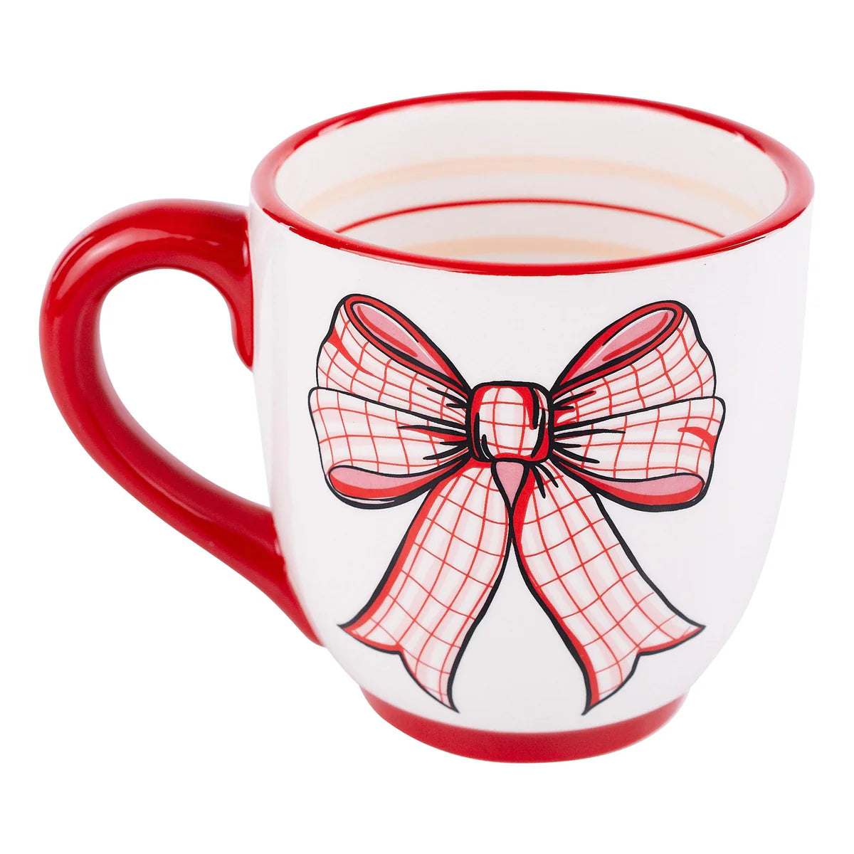 Pink & Red Bow Mug