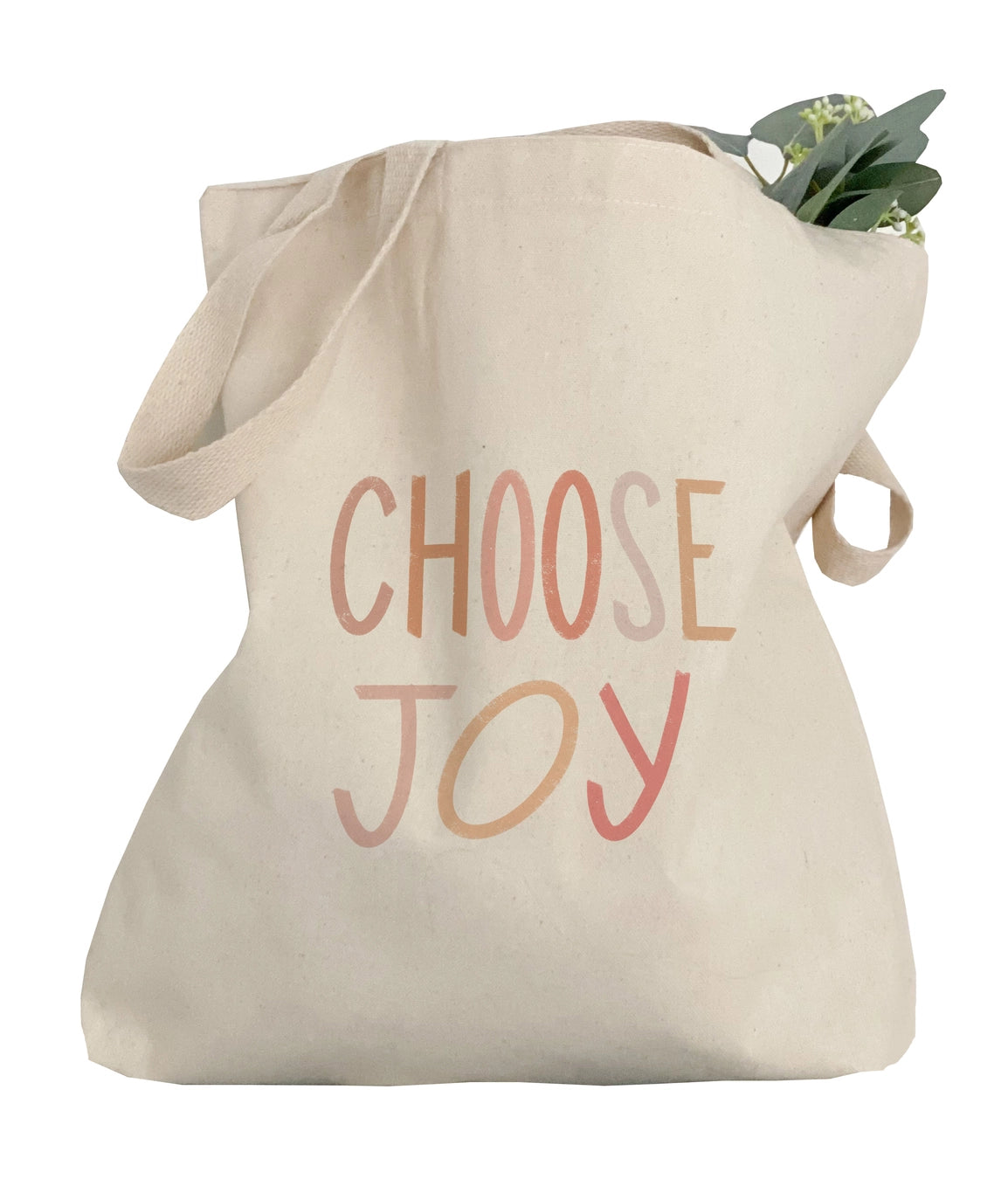 Choose Joy Canvas Tote