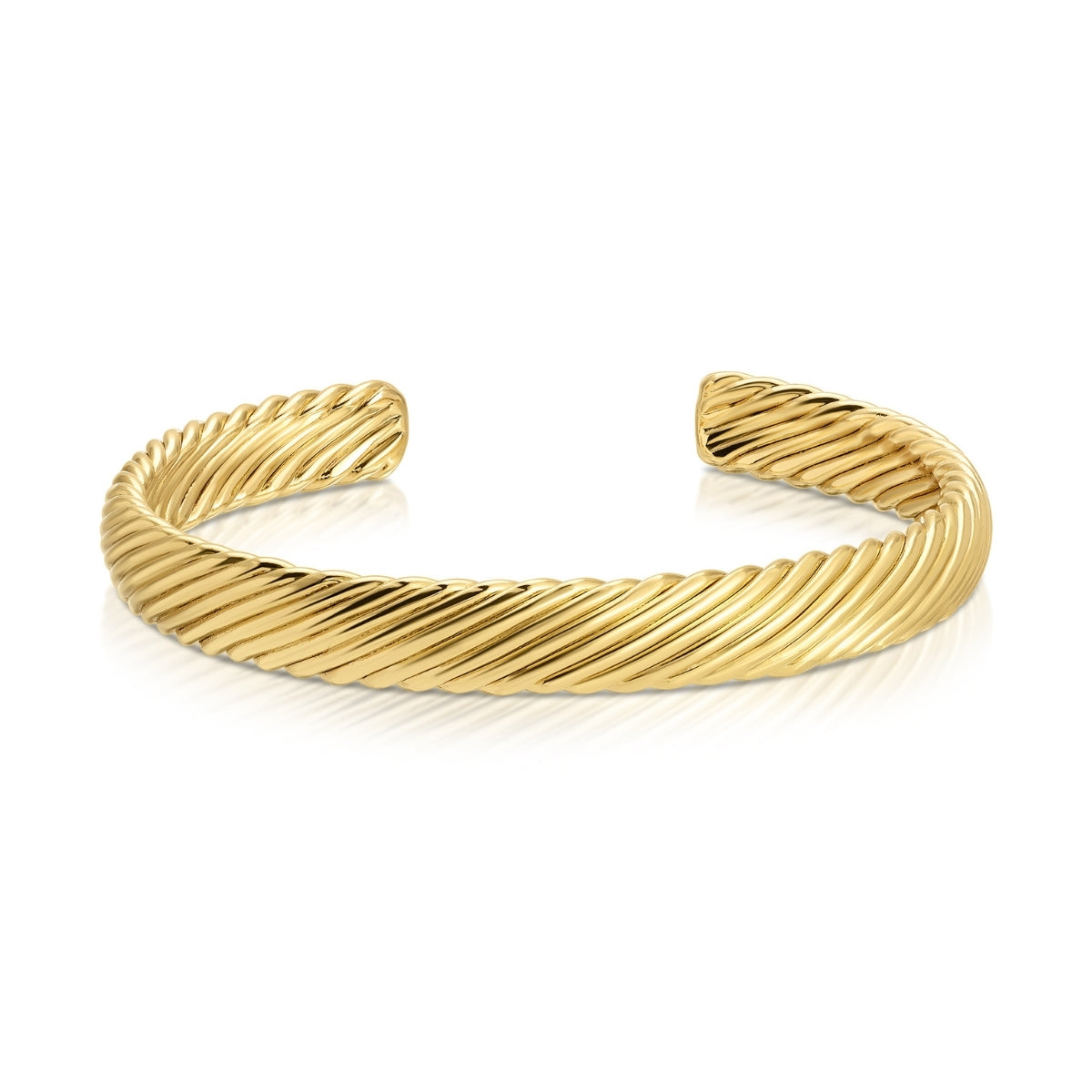 Classic Cable Cuff Bracelet