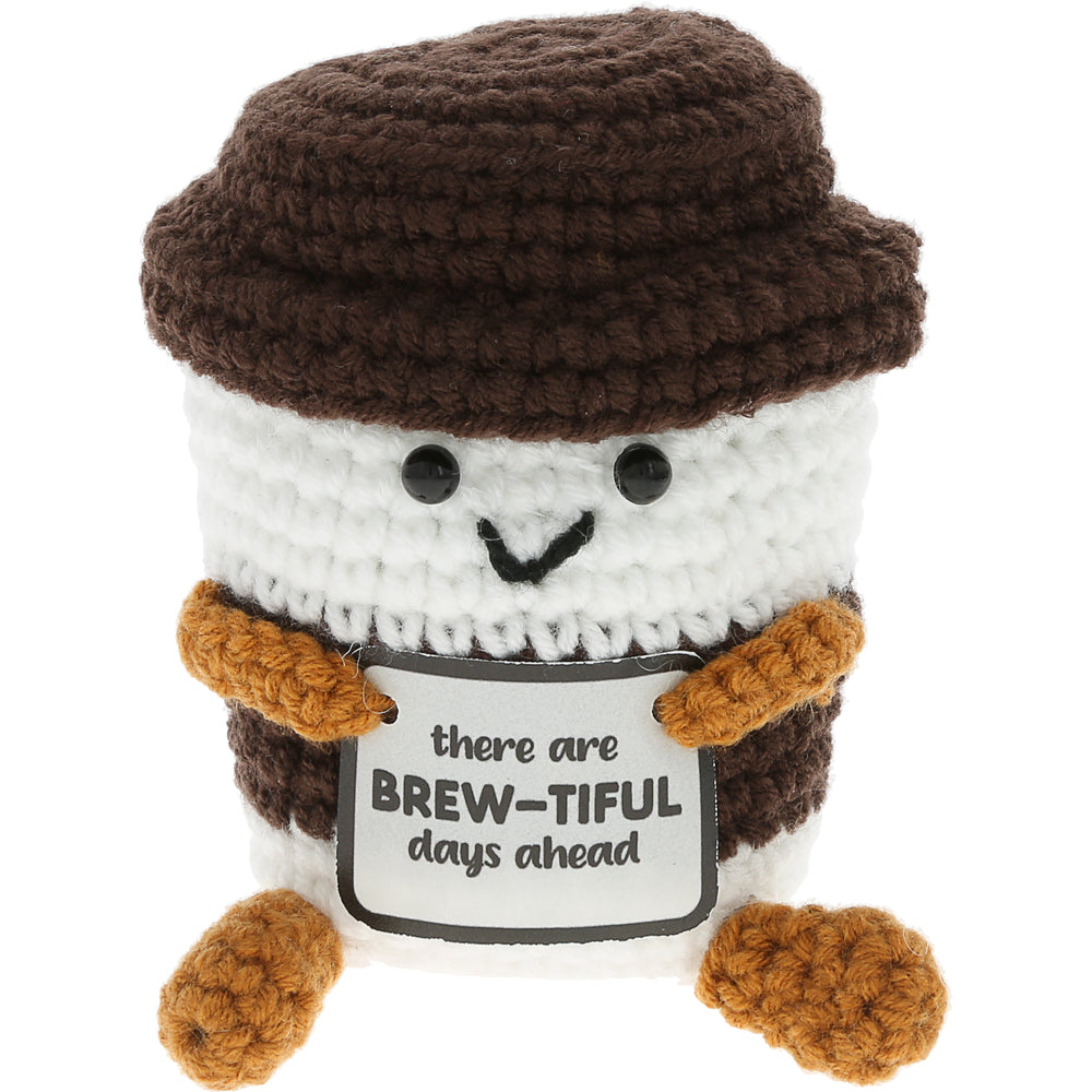 Coffee Crocheted Mini
