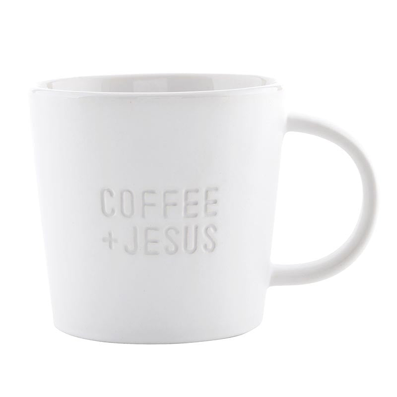 Ceramic Coffee + Jesus Mug