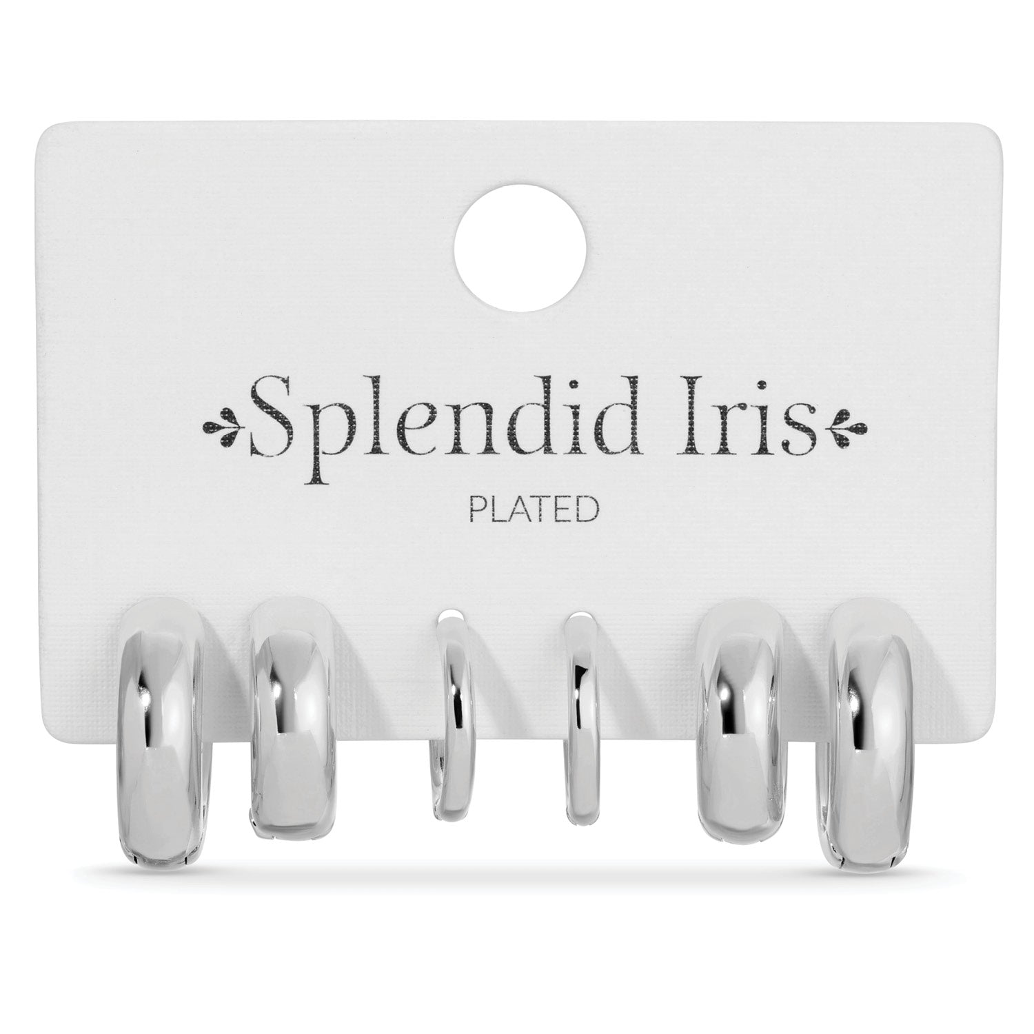 Silver Assorted Huggie Hoops