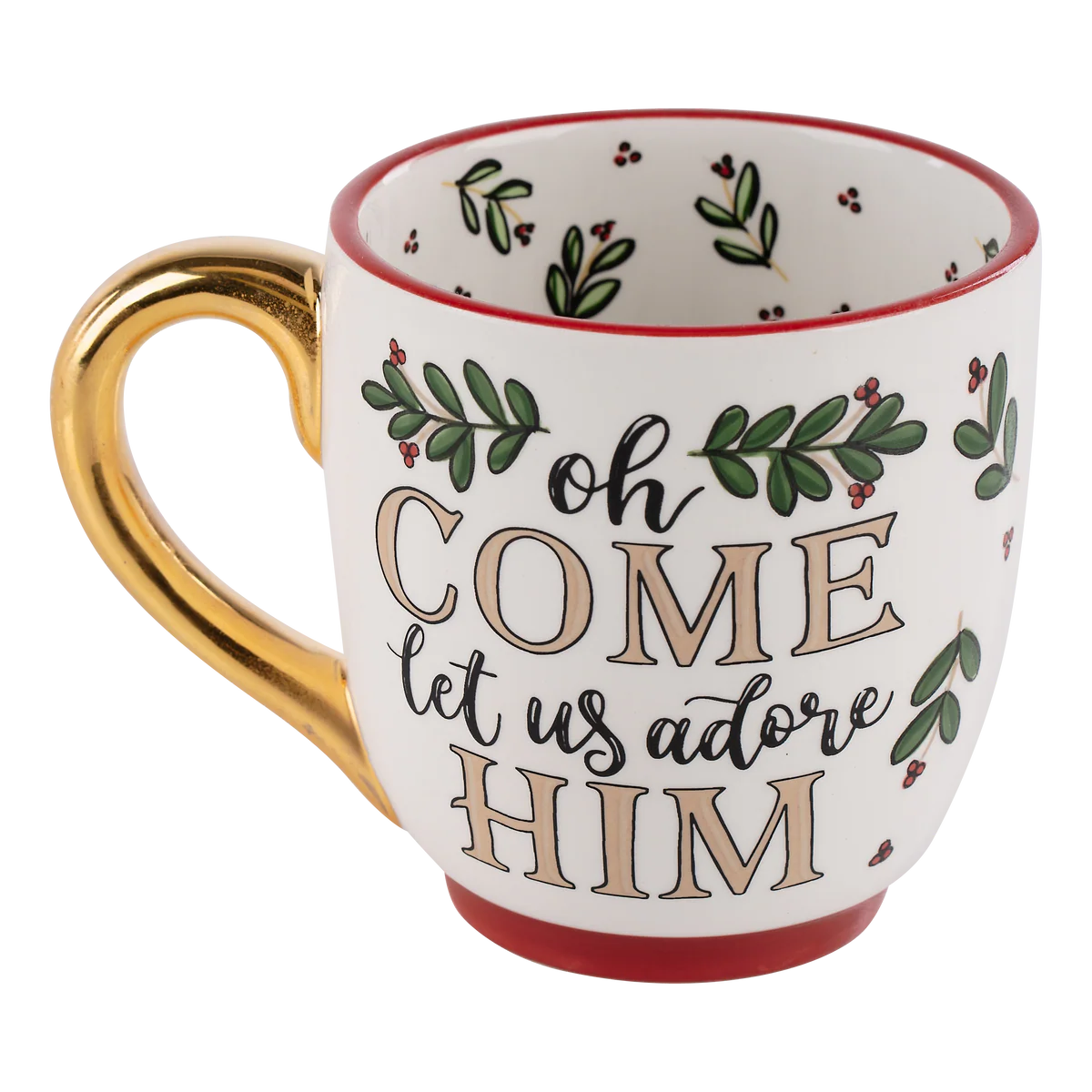 Come Let Us Adore Him Ceramic Mug