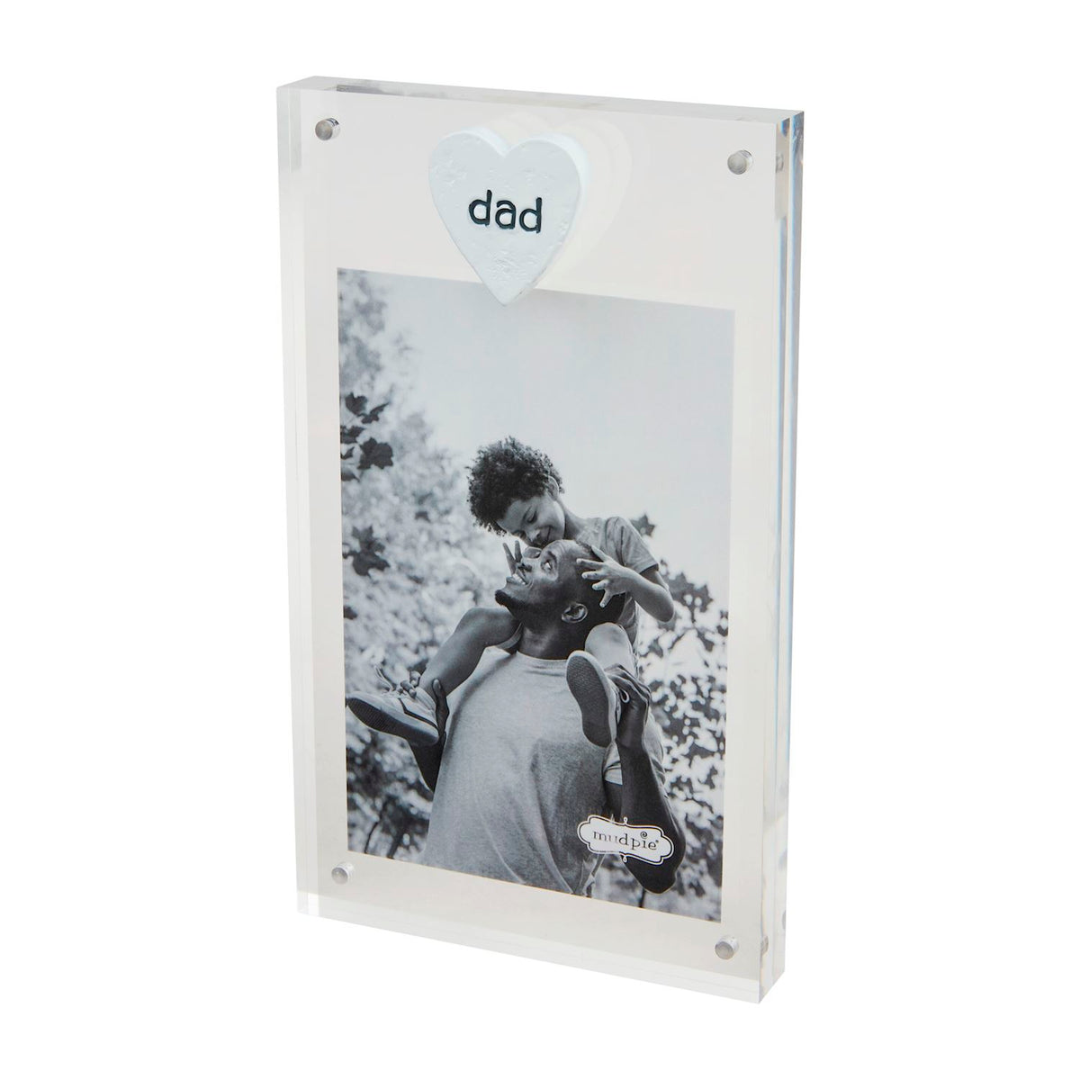 Dad Heart Acrylic Frame