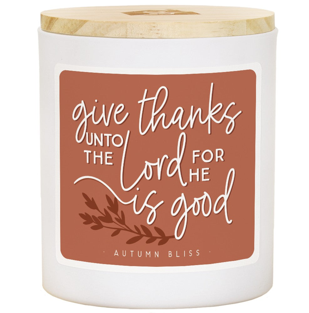 Give Thanks to the Lord Candle