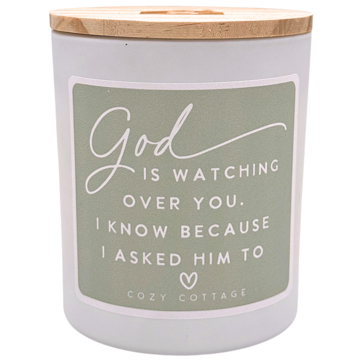 God Is Watching Candle