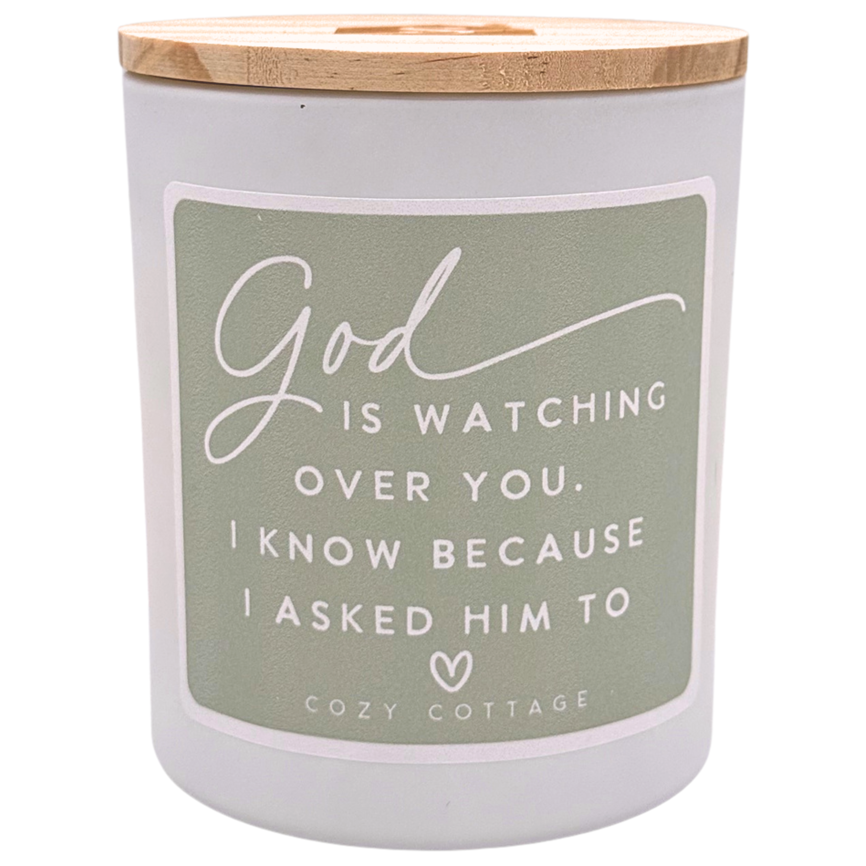 God Is Watching Candle