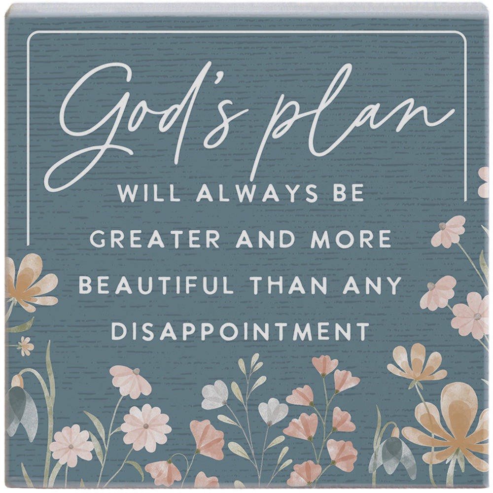 God's Plan Are Greater Block