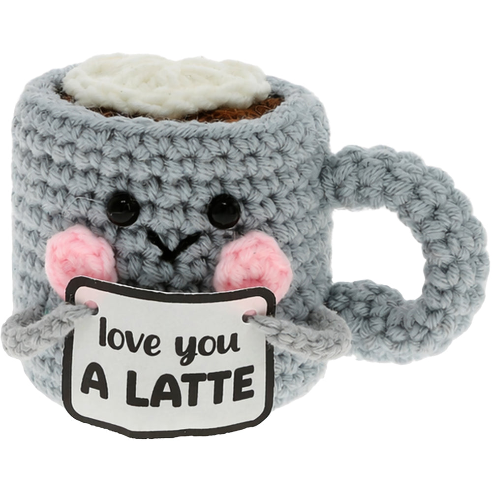 Latte Crocheted Mini