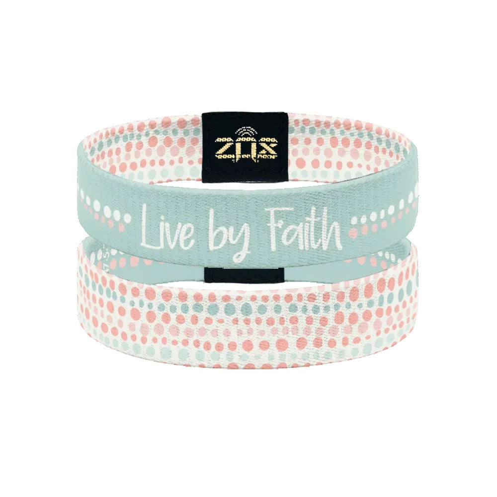 Live By Faith Bible Verse Bracelet
