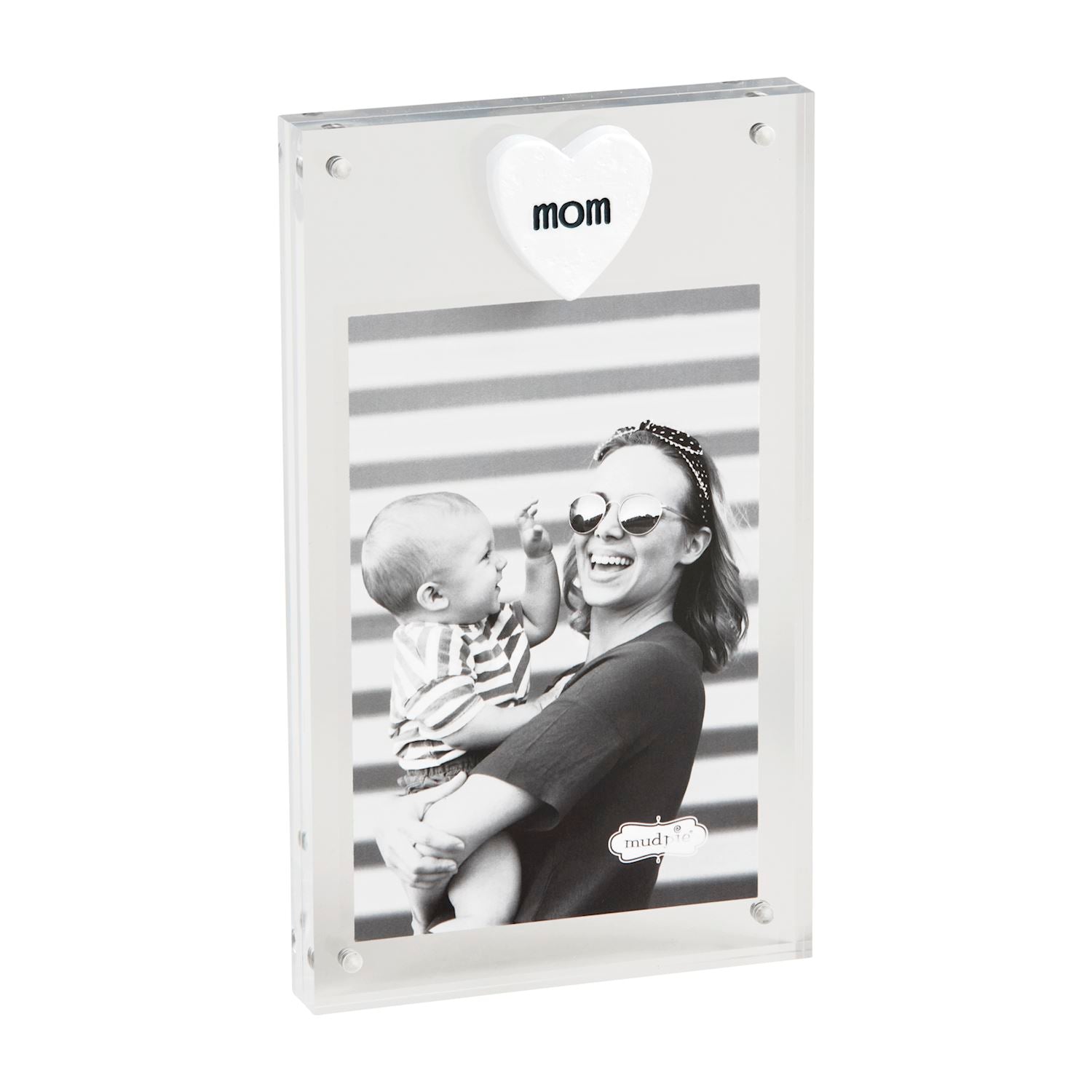 Mom Heart Acrylic Frame