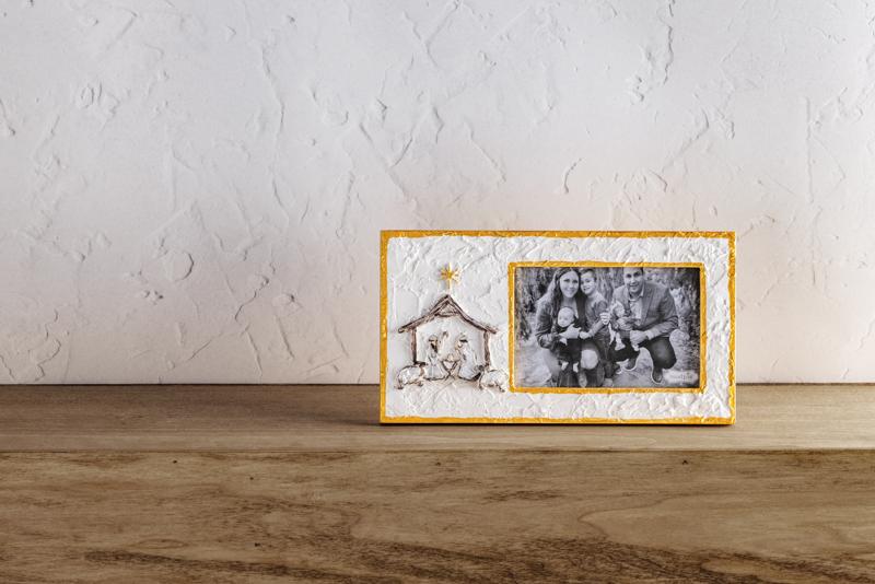 Painted Nativity Frame