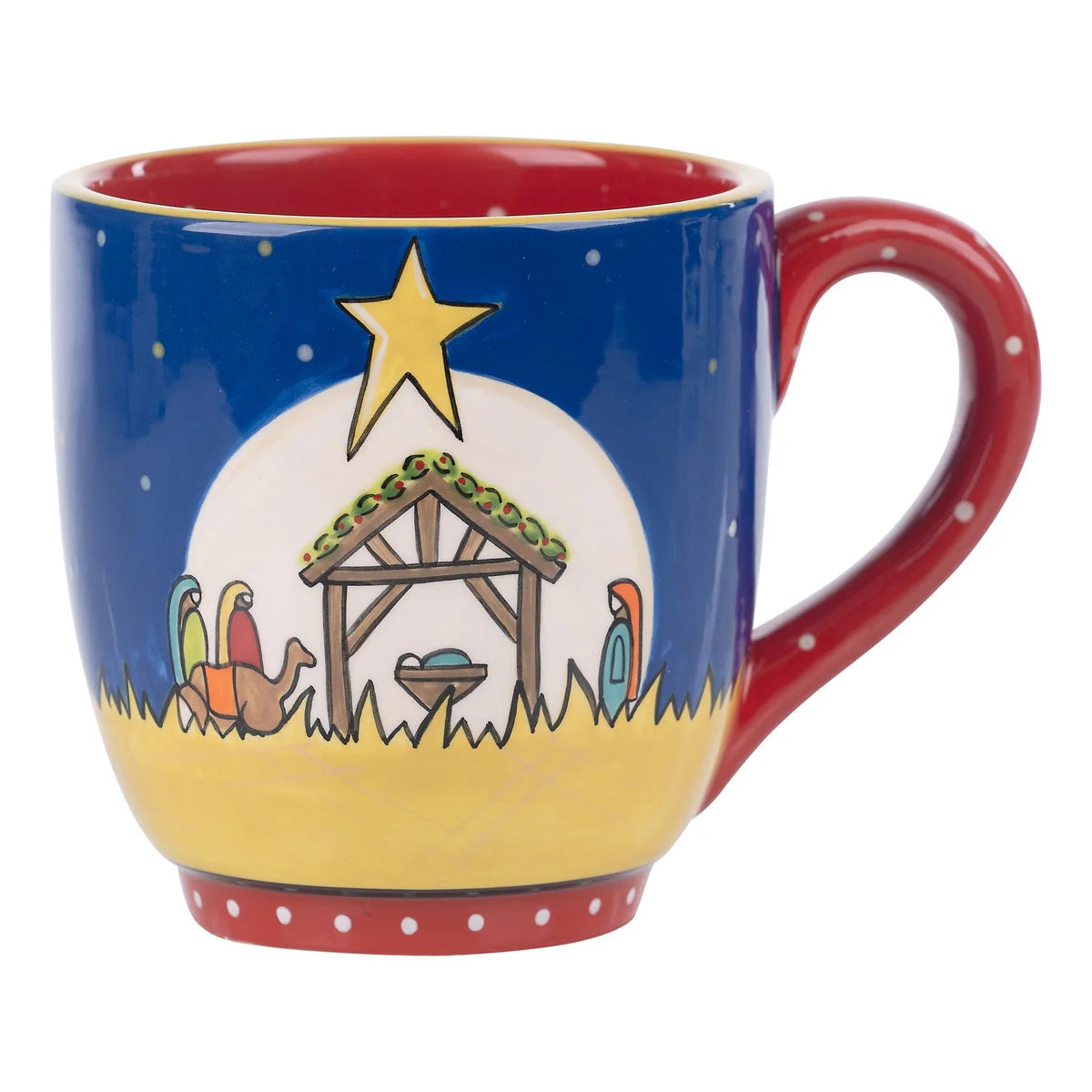 Manger Oh Holy Night Ceramic Mug