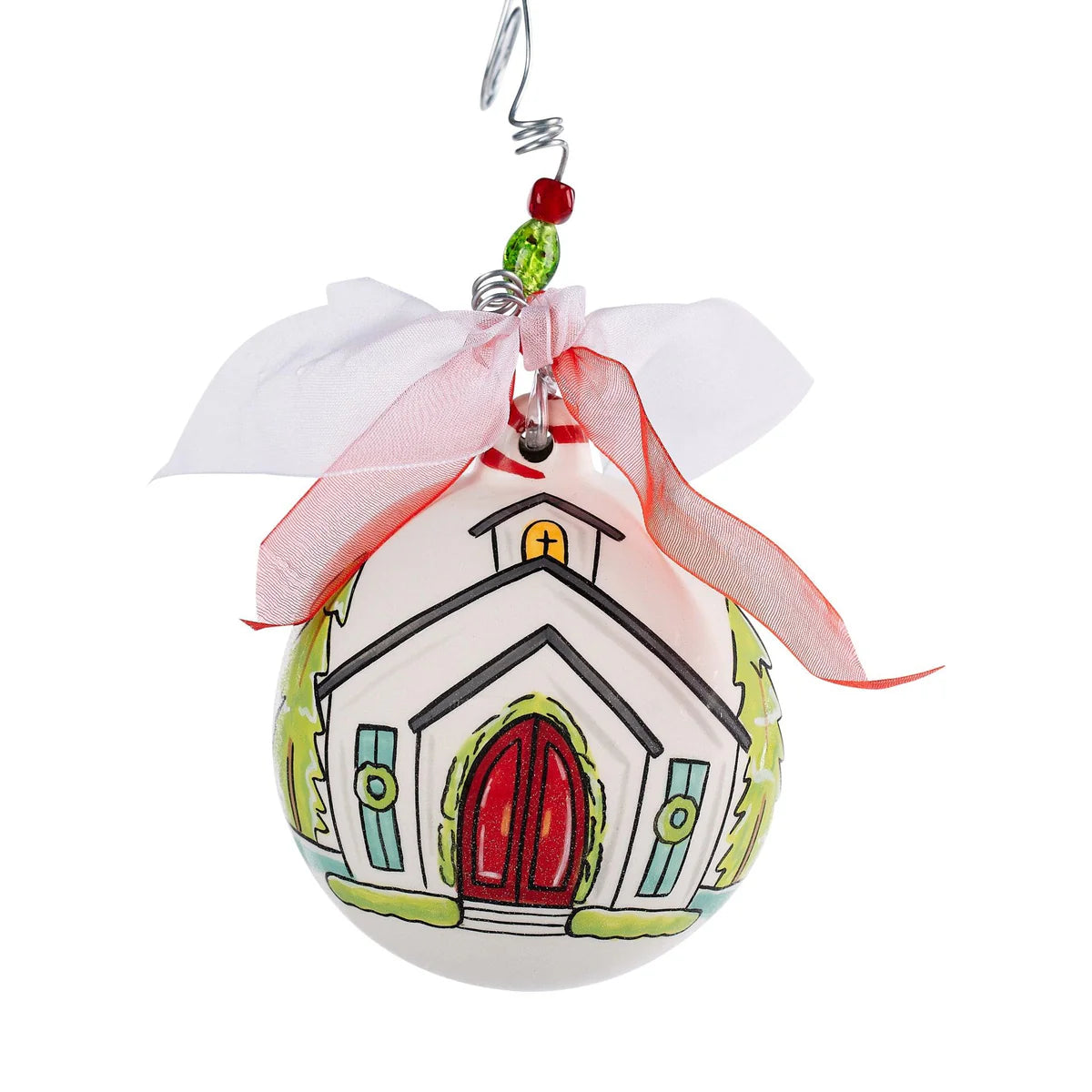 Oh Come All Ye Faithful Ceramic Ornament