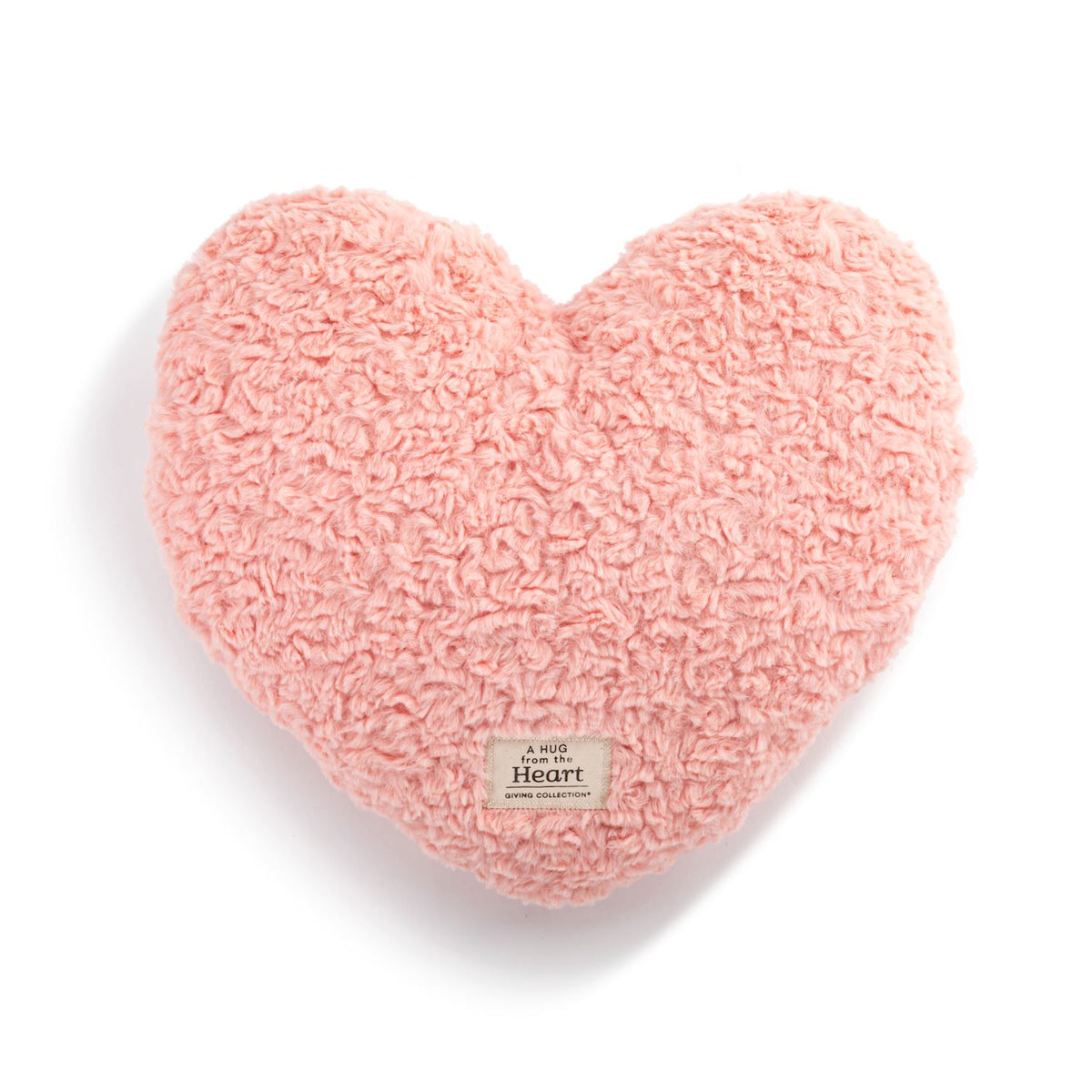Coral Heart Weighted Pillow