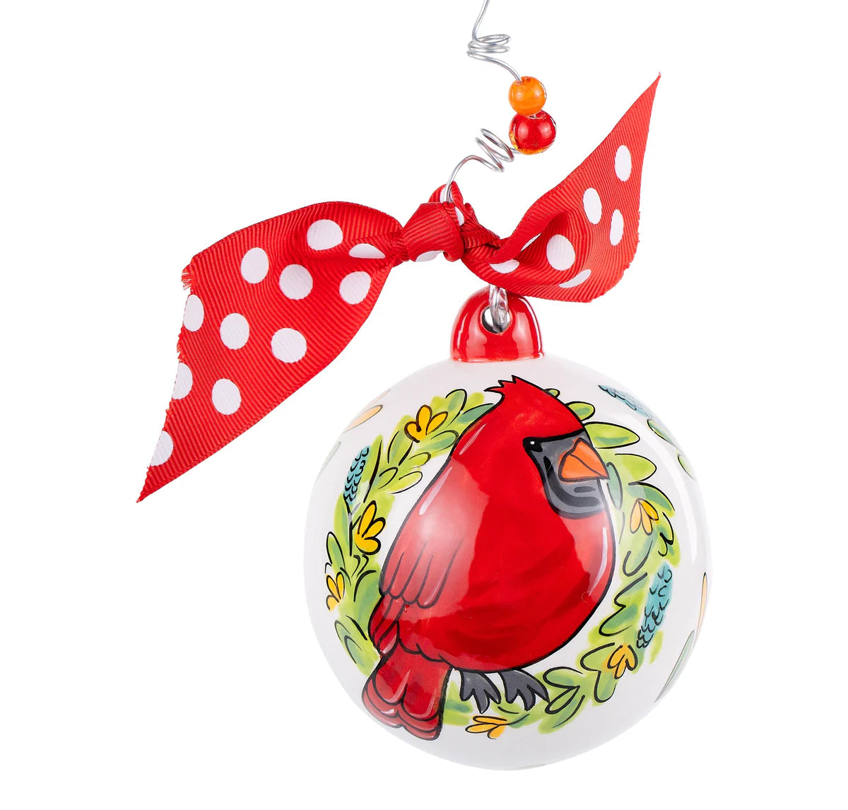 Glory Haus Always With You Cardinal Wreath Ornament