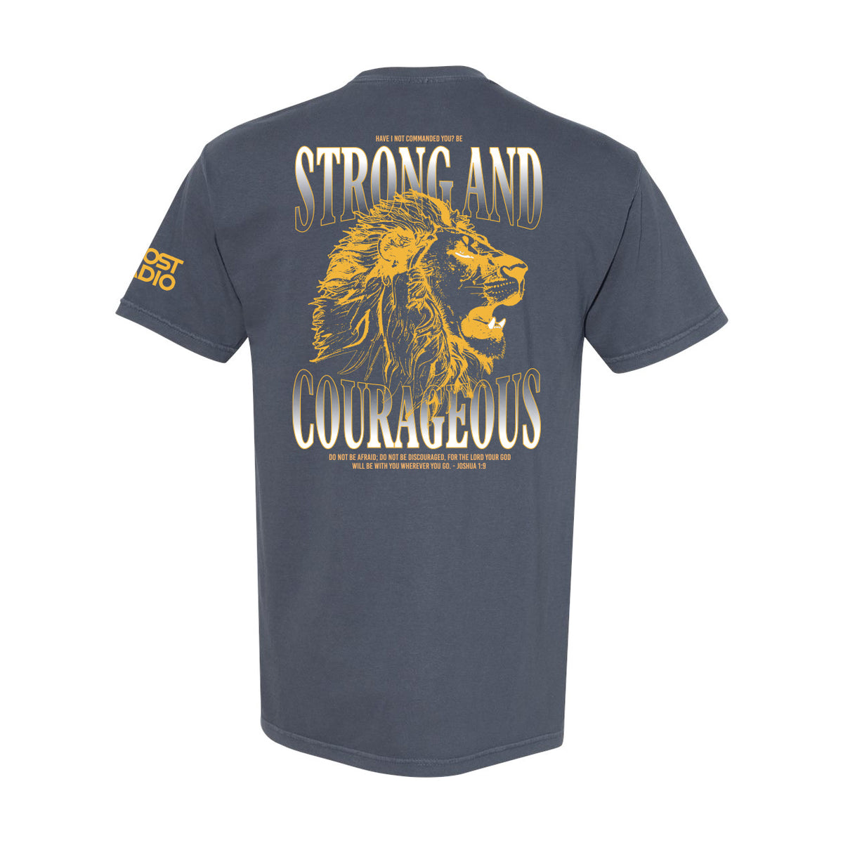 Strong & Courageous Lion Shirt - Boost