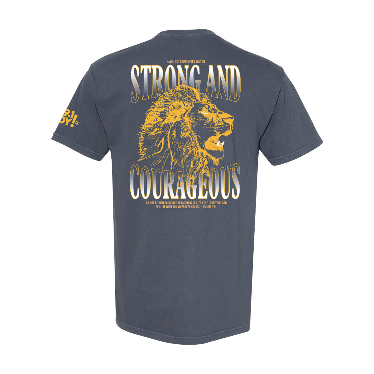 Strong & Courageous Lion Shirt - Joy