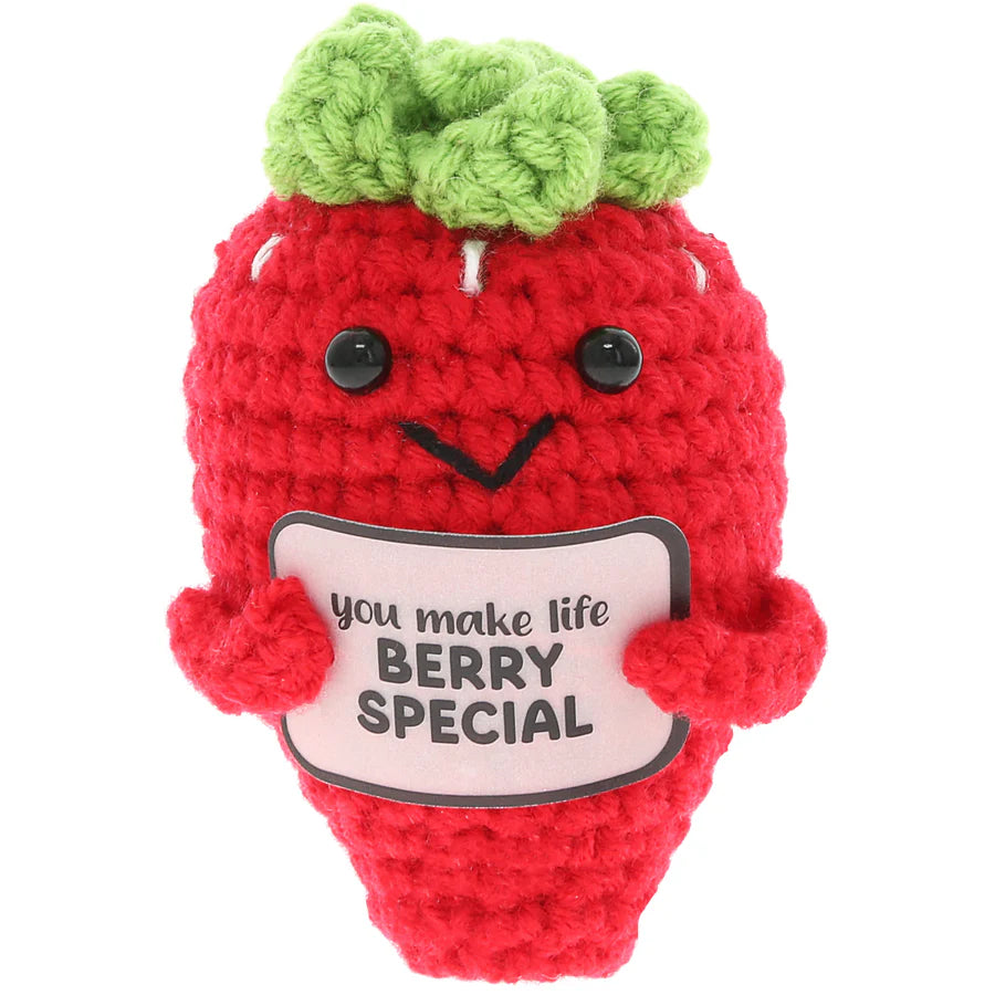 Strawberry Crocheted Mini