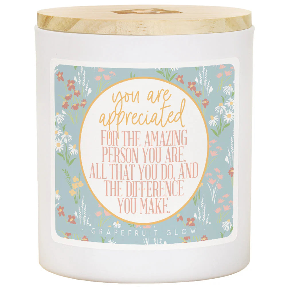 You Are Appreciated Candles