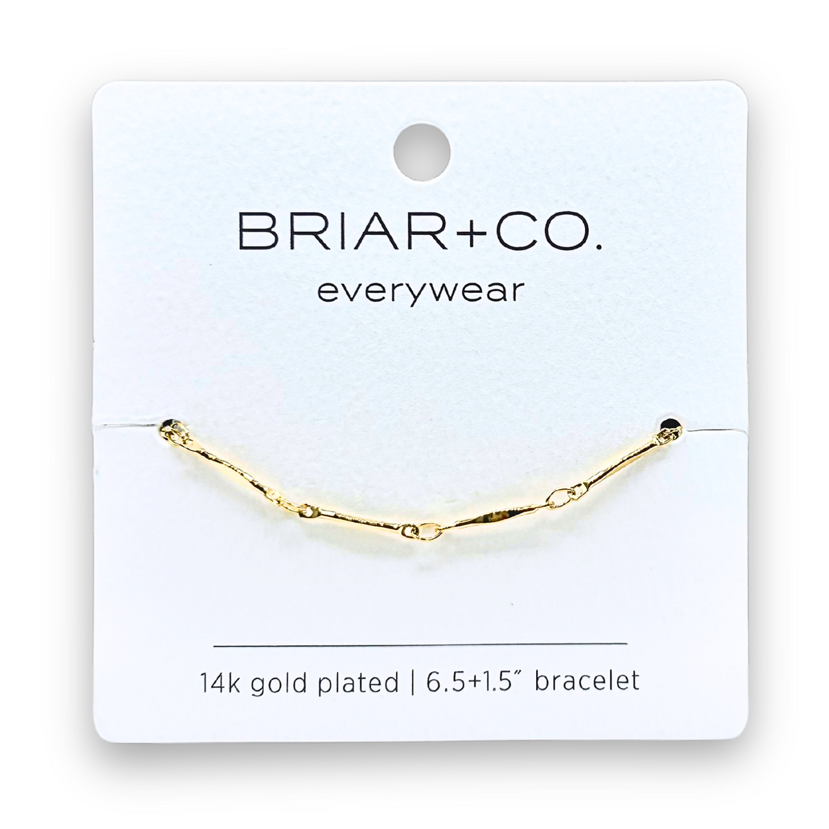 Gold Bar Link Bracelet